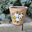 Velký květináč - bílokvětky