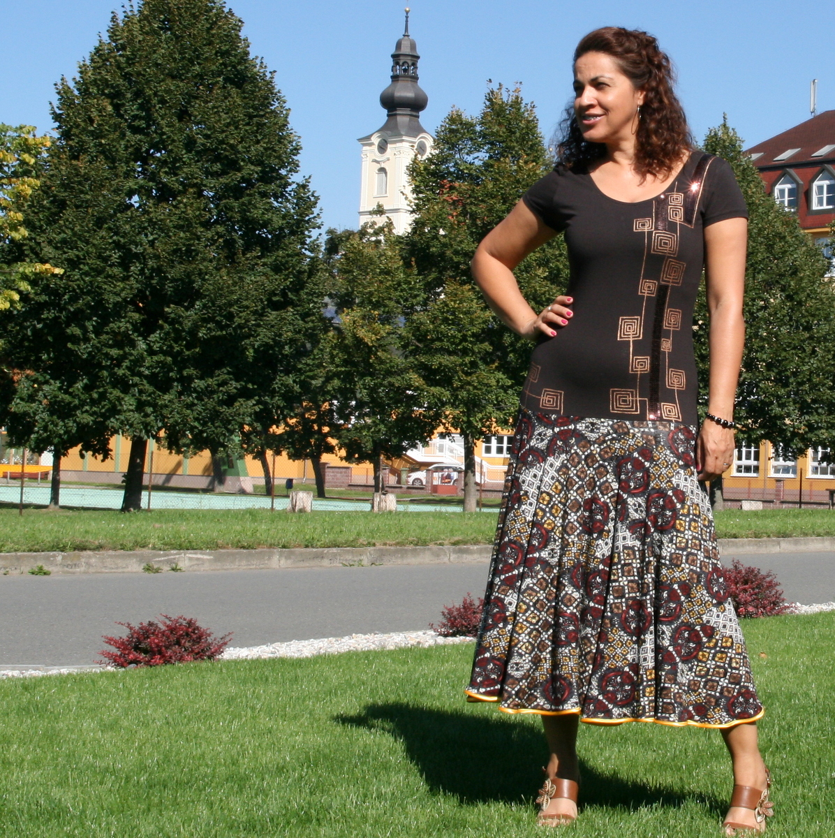 Šaty jako z čokolády...