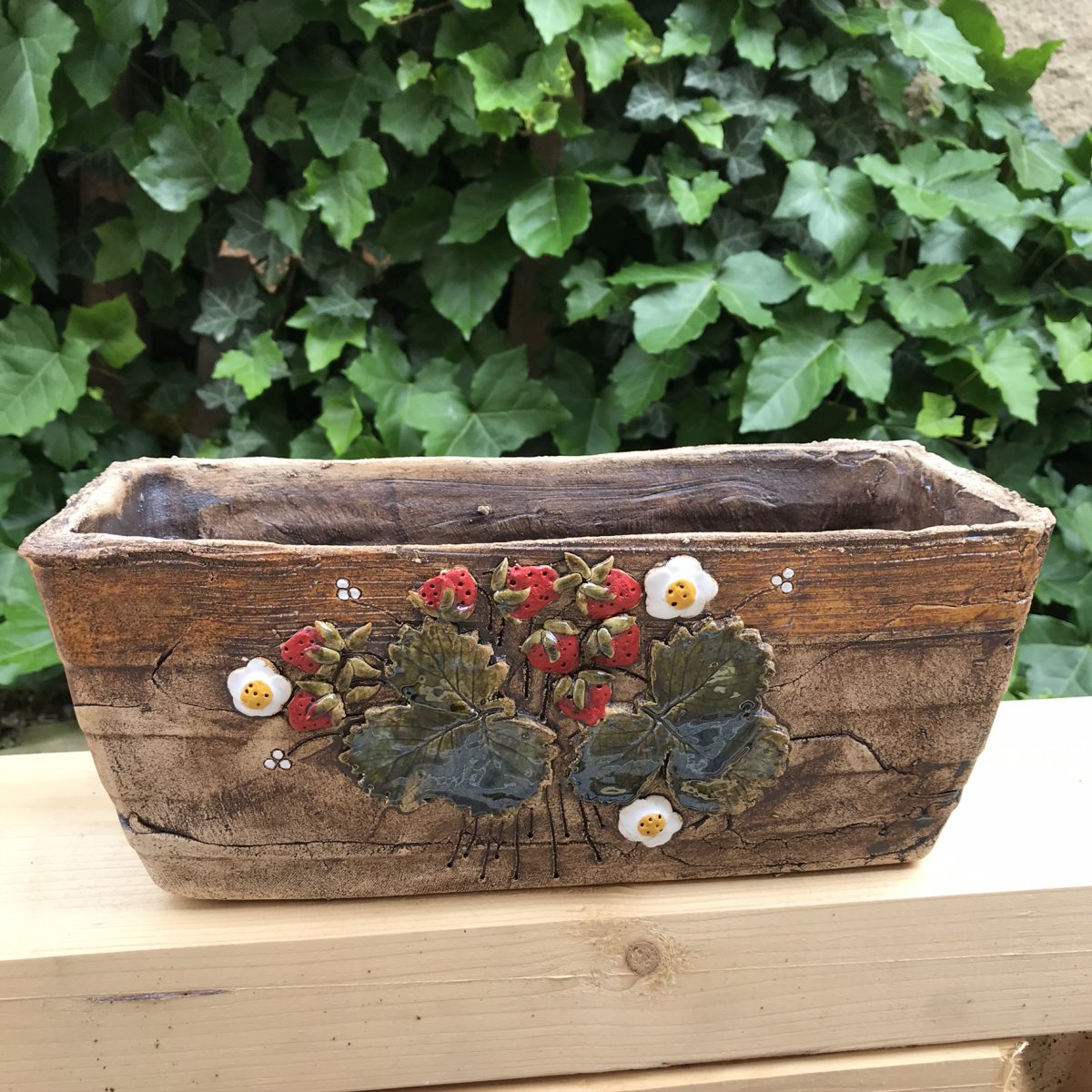 Velký truhlík - jahody