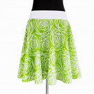 Kolová sukně Rose zelená XXL