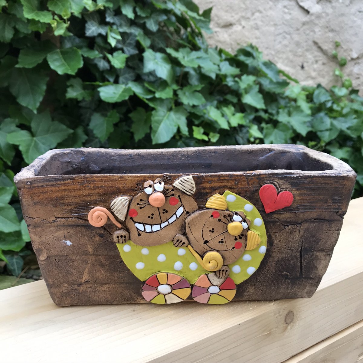 Malý truhlík kočárek