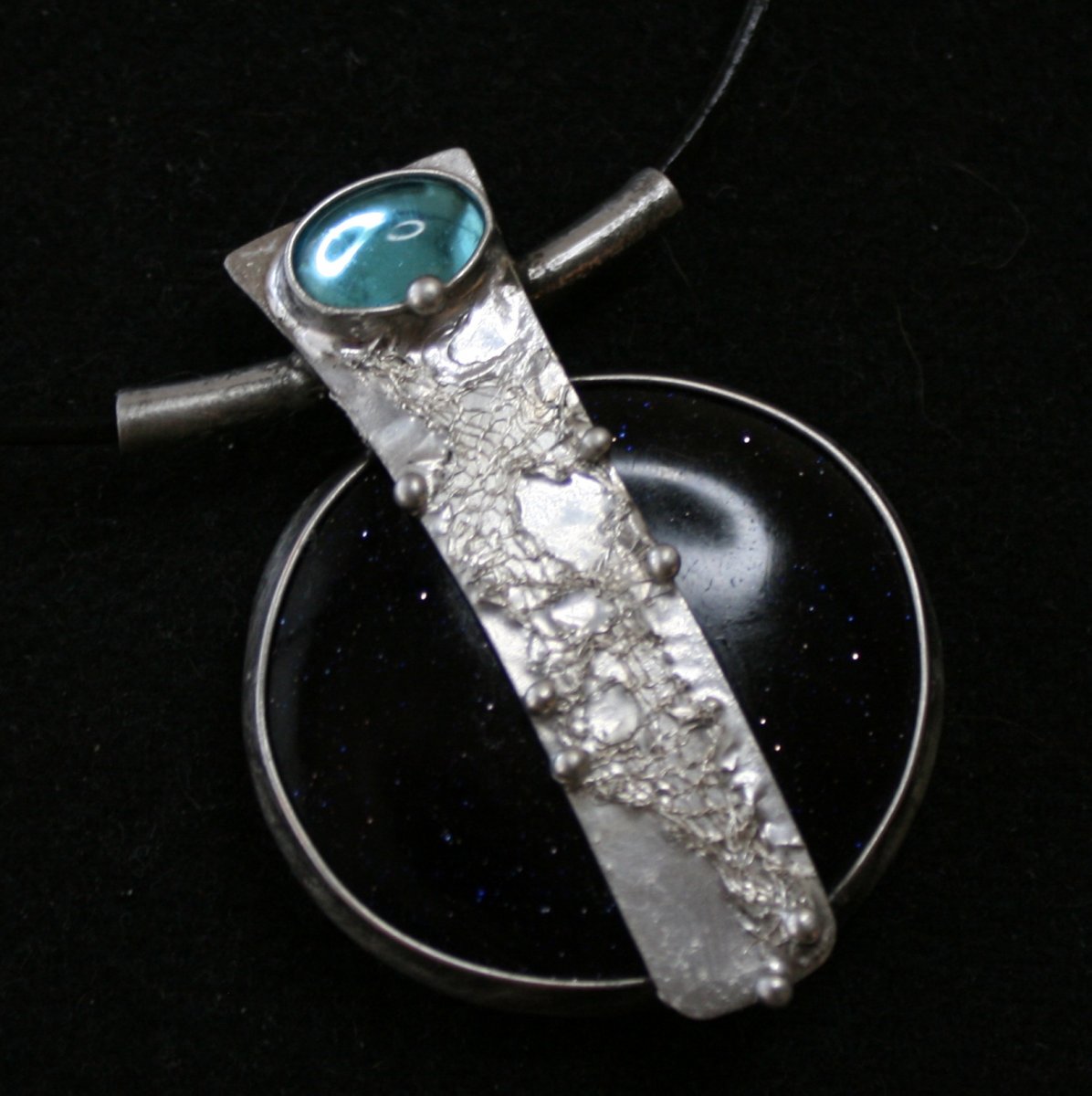 Hvězdné nebe - avanturín modrý  