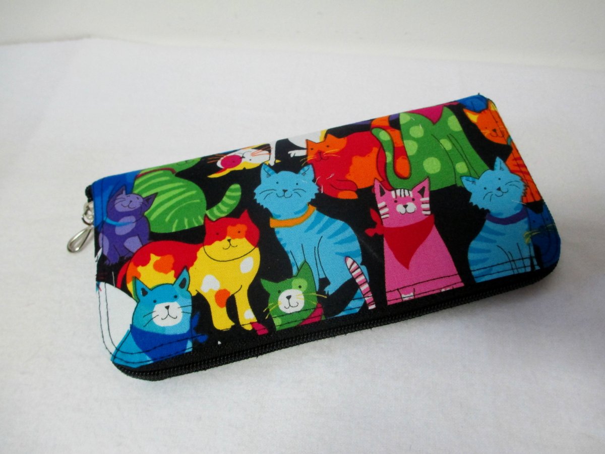 Zipová peněženka kočičí