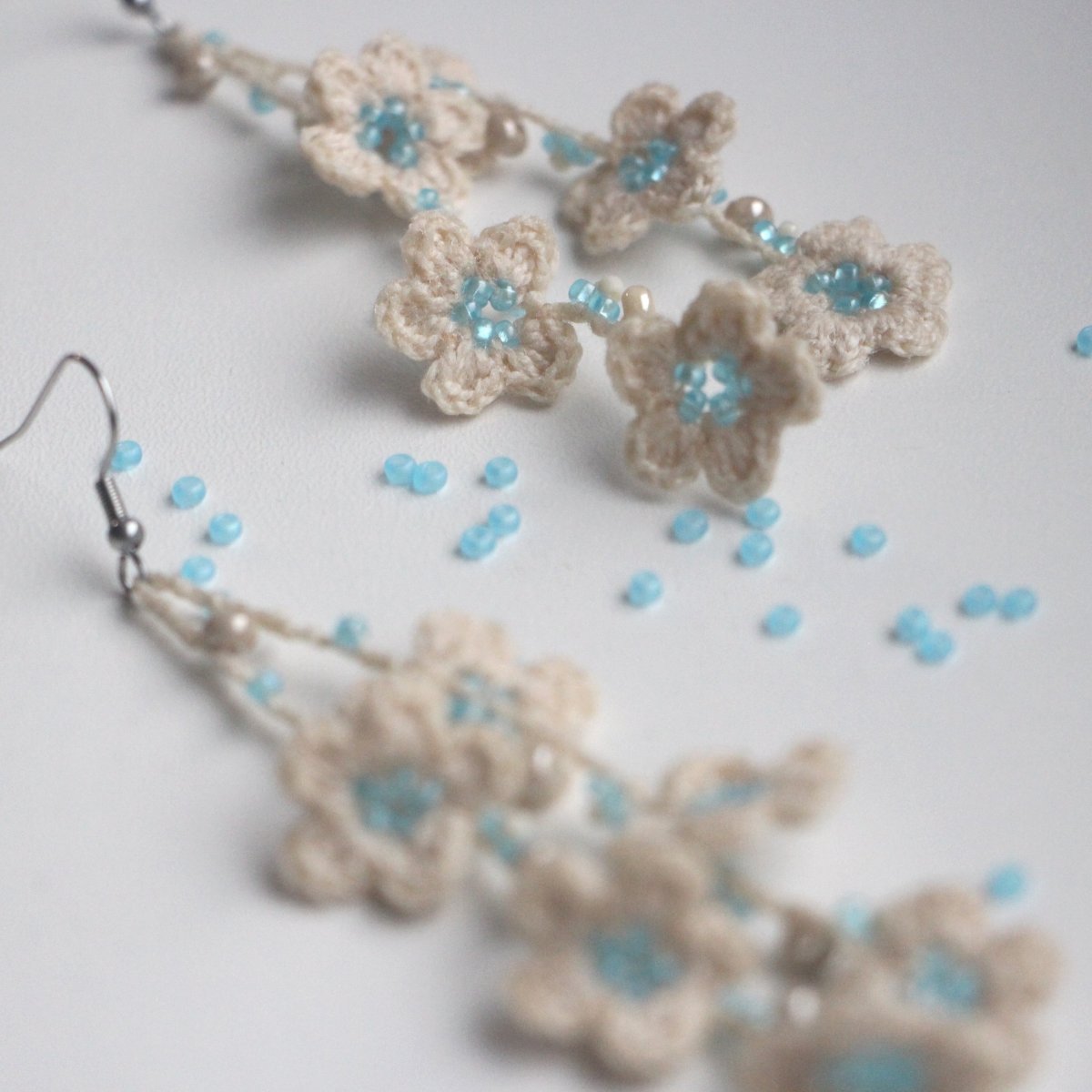 Náušnice - Kapky deště v poušti