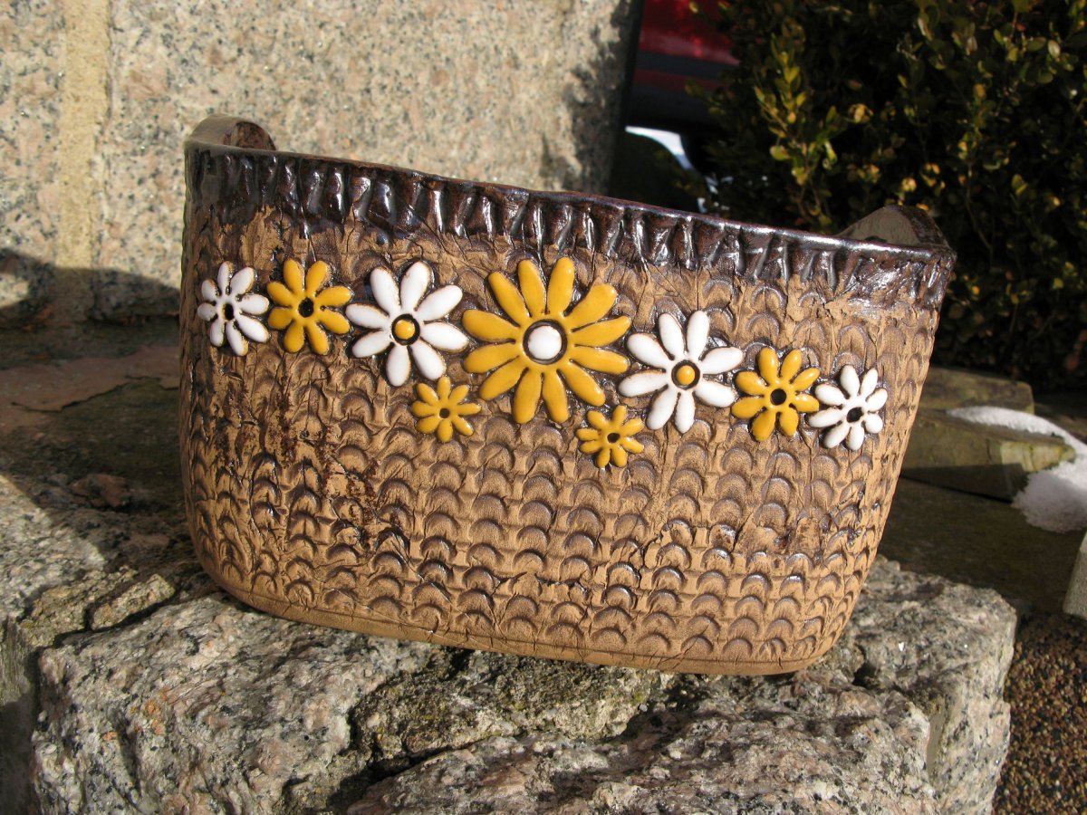 Keramický košík velký