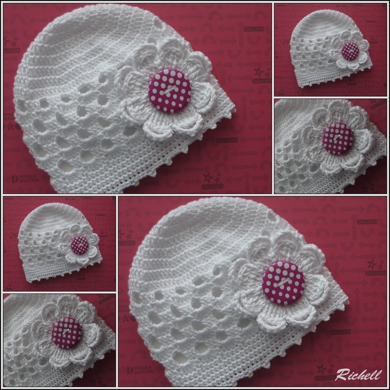 Háčkovaná čepička