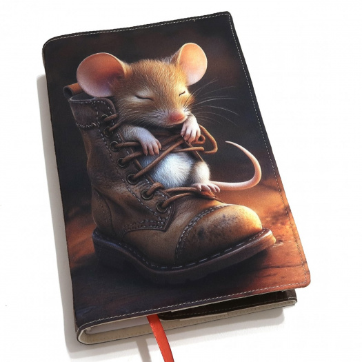 MYŠKA V BOTĚ -  obal na knihu