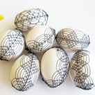 Velikonoční drátkovaná vajíčka