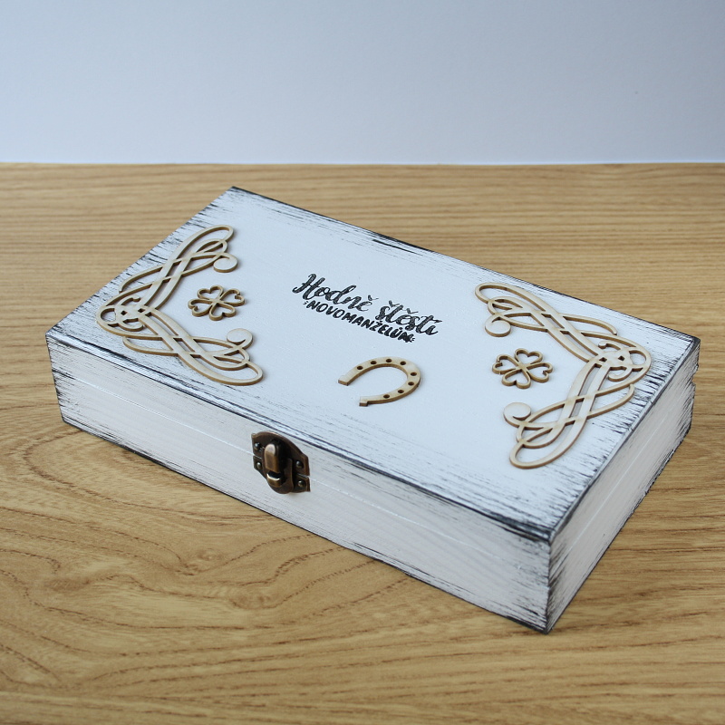 Svatební krabička na peníze - ihned k odeslání