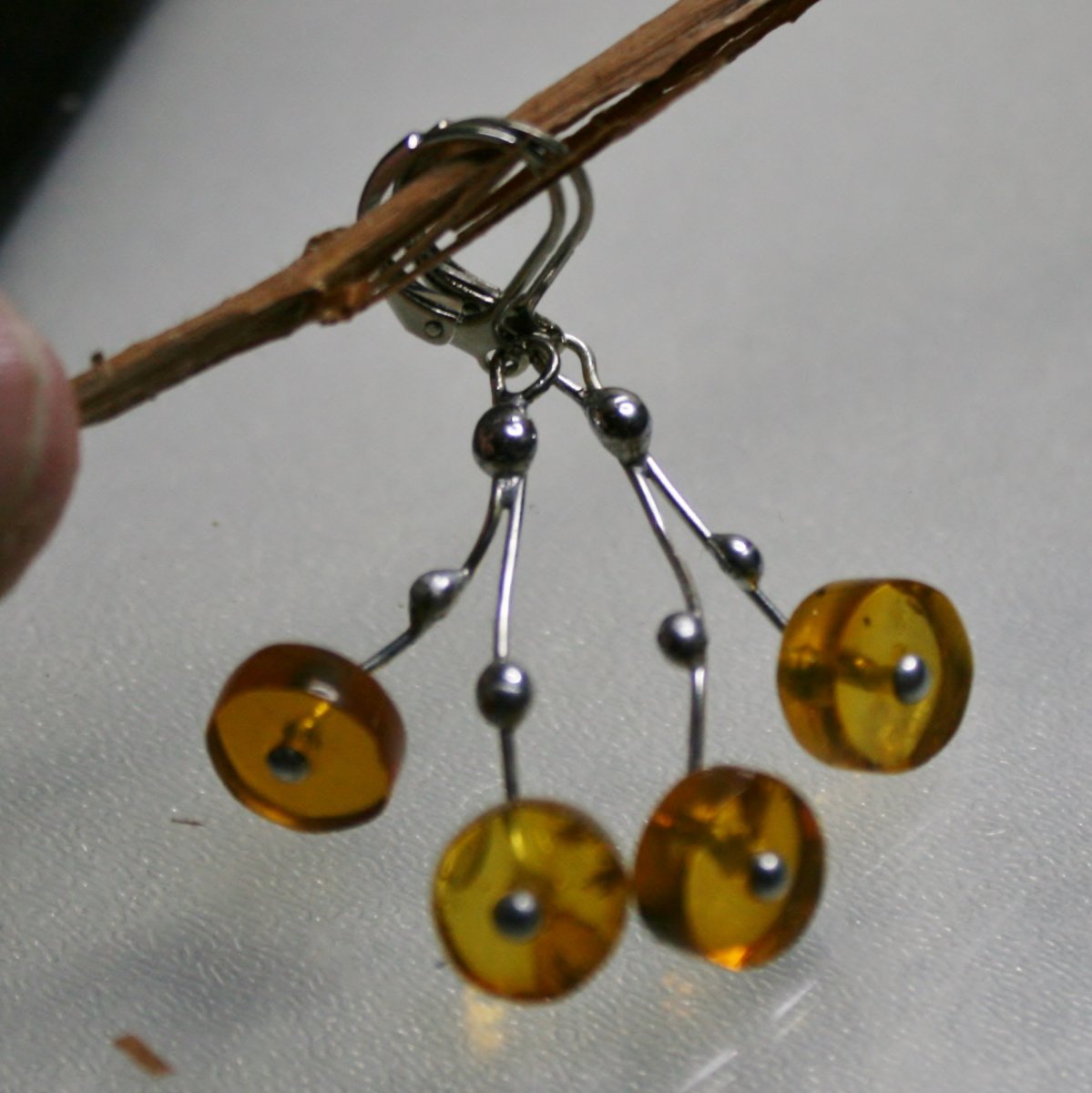 Náušnice Jantar de Lux (Chiapas, Mexiko)