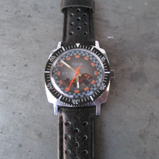 Náramkové hodinky PRIM z roku 1978 - Formule 1, F1