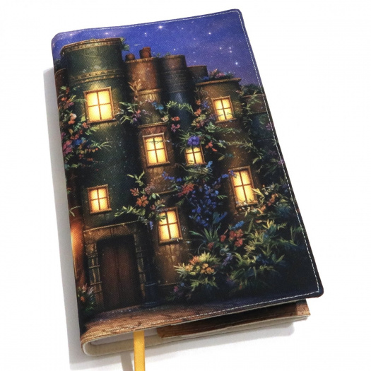 KNIŽNÍ MĚSTEČKO - vodě odolný nastavitelný obal na knihu