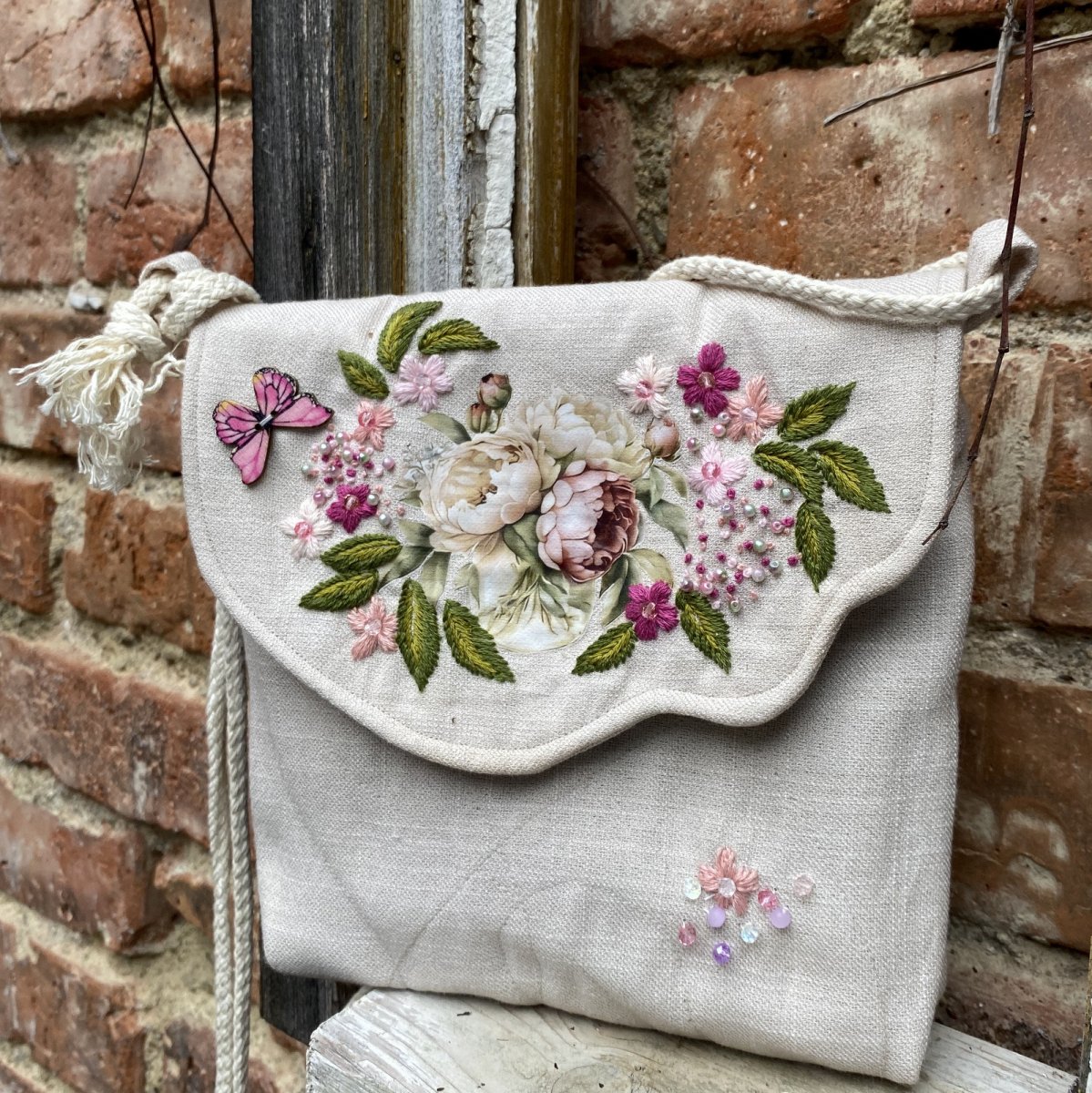 Crossbody "ROMANTIKA V PŘÍRODNÍ"