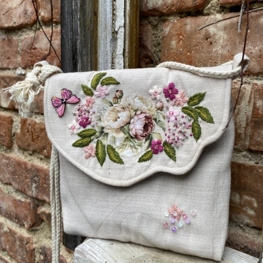 Crossbody "ROMANTIKA V PŘÍRODNÍ"