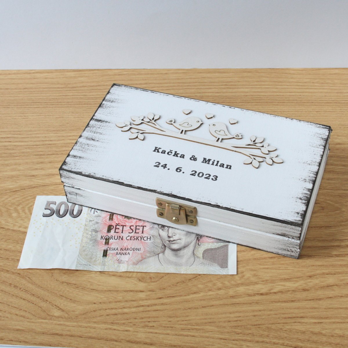 Svatební krabička na peníze