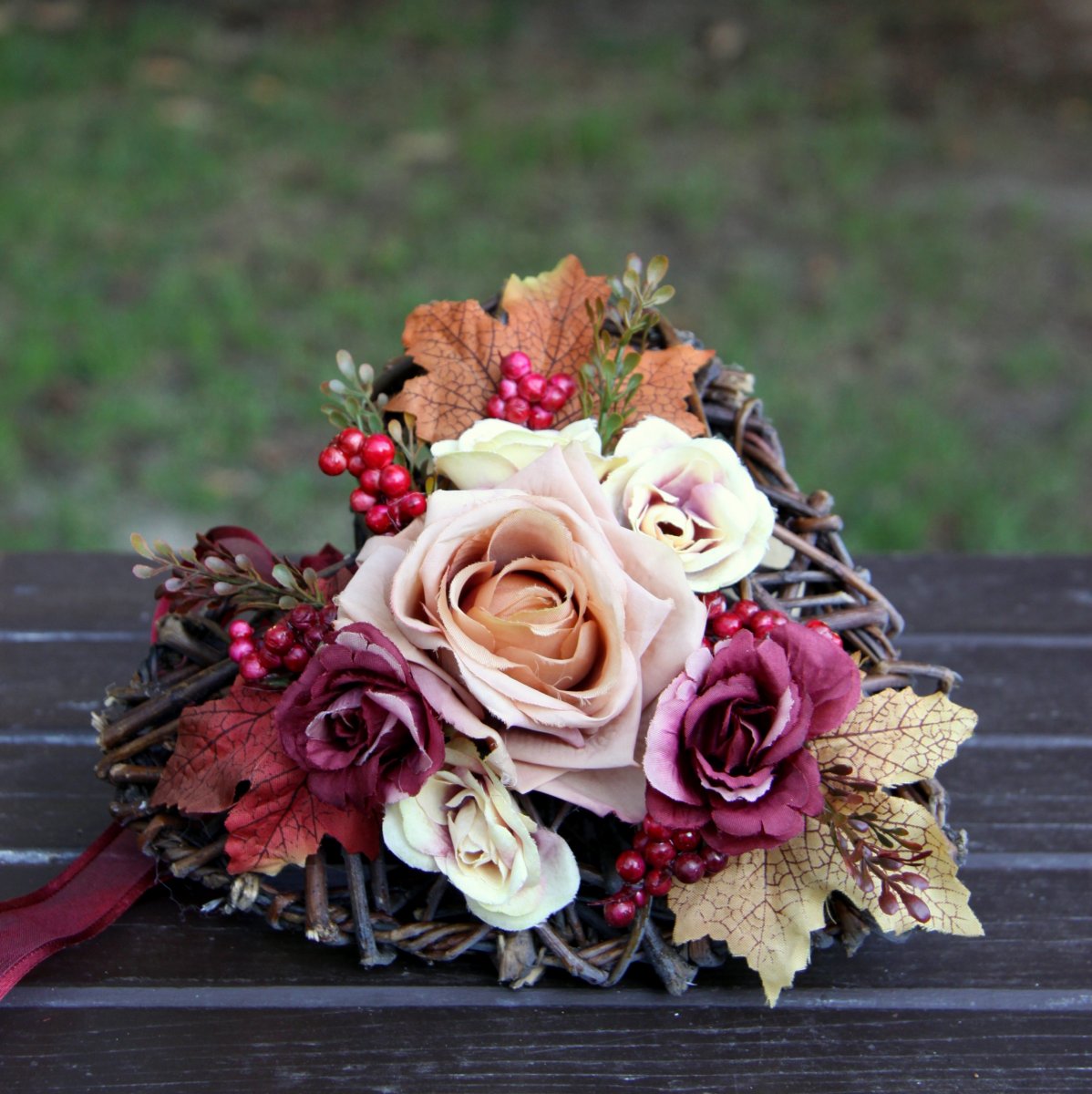 Babí léto_srdíčko na dveře