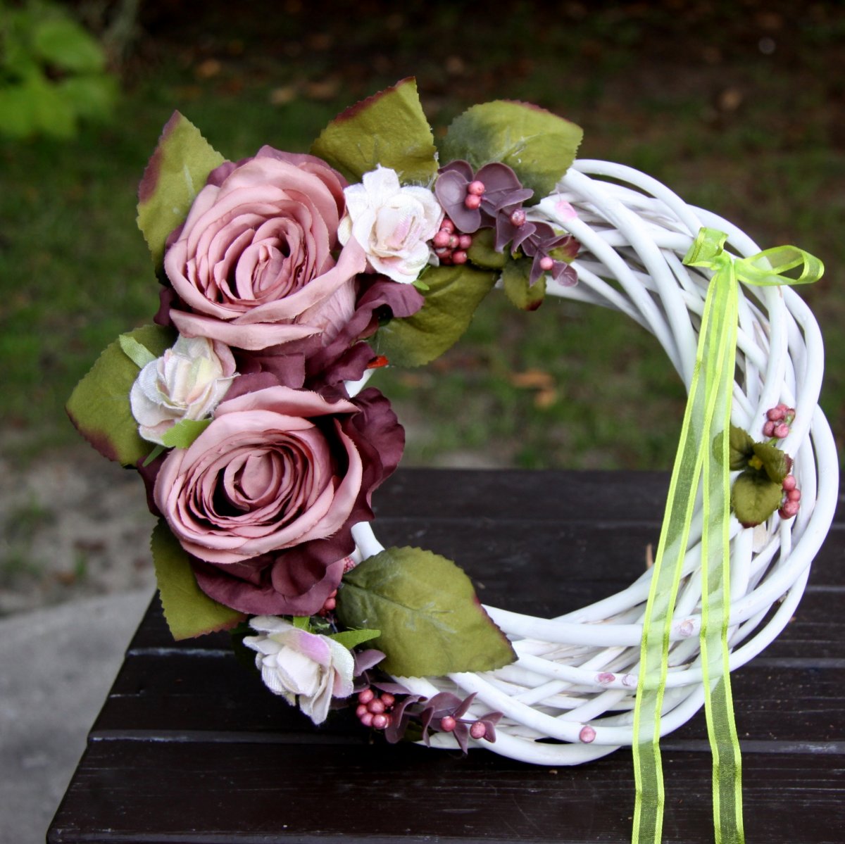 Caffé Latte_věnec na dveře