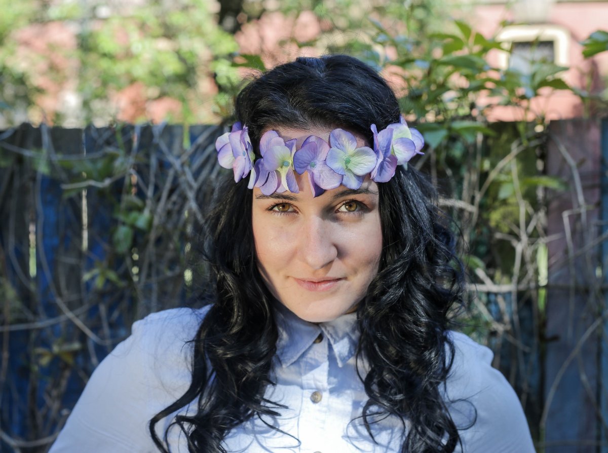 věneček hortenzií