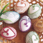 Velikonoční drátkovaná vajíčka