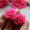 neonové růže  .. cvakačky 2,5 cm