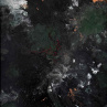 Abstraktní obraz - Smaragdové podsvětí, 50x70 cm