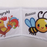 Textilní knížka - Včelka se zvířátky