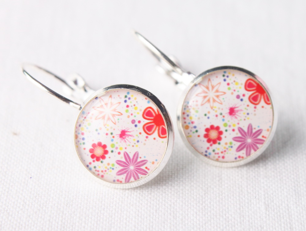 Tečkované náušnice