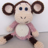 Háčkovaná opička Vendulka