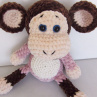 Háčkovaná opička Vendulka