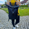 Rolovací batoh drobný puntík