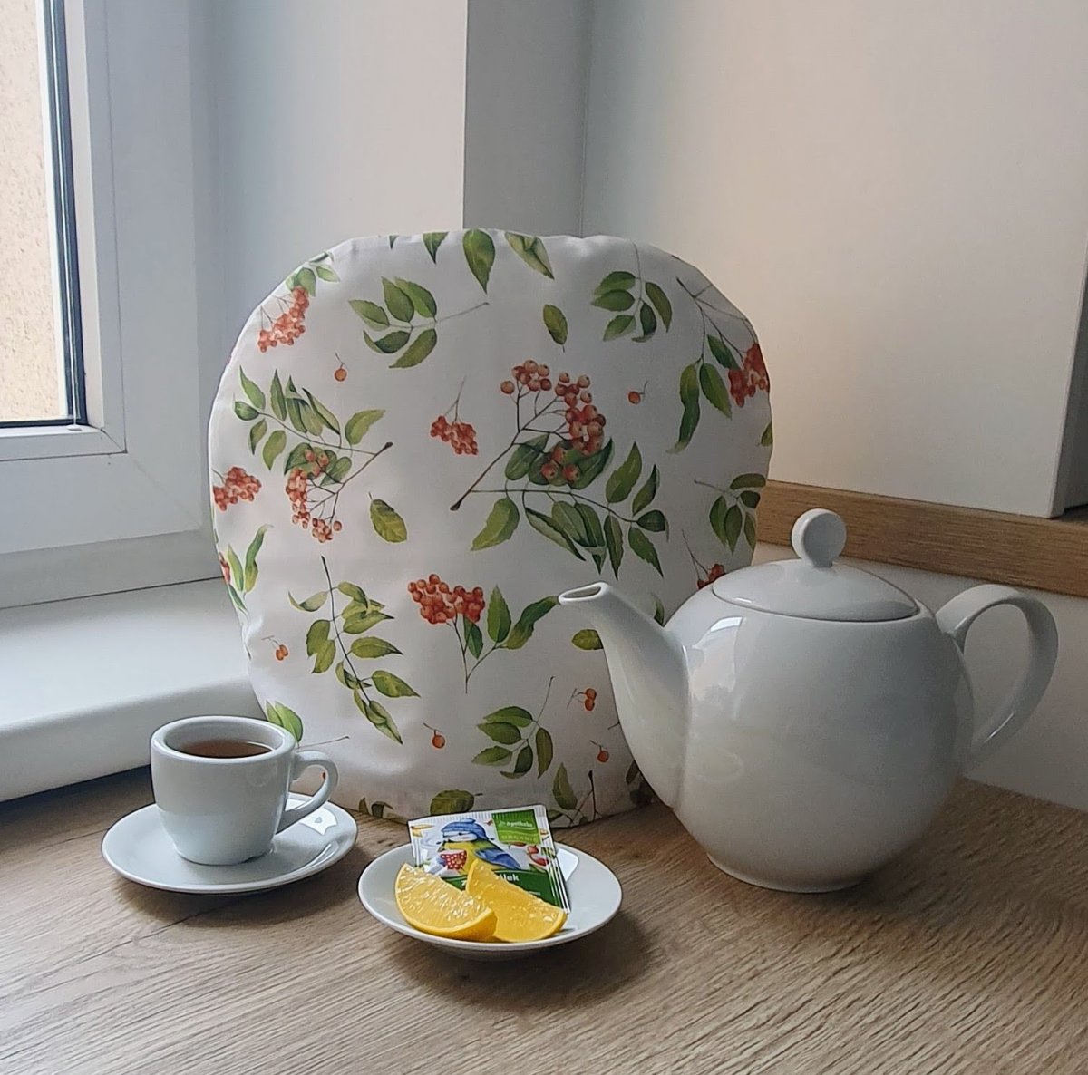 Termo obal na čajovou konvici - jeřabiny