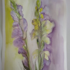 Akvarel originál Jako v zrcadle