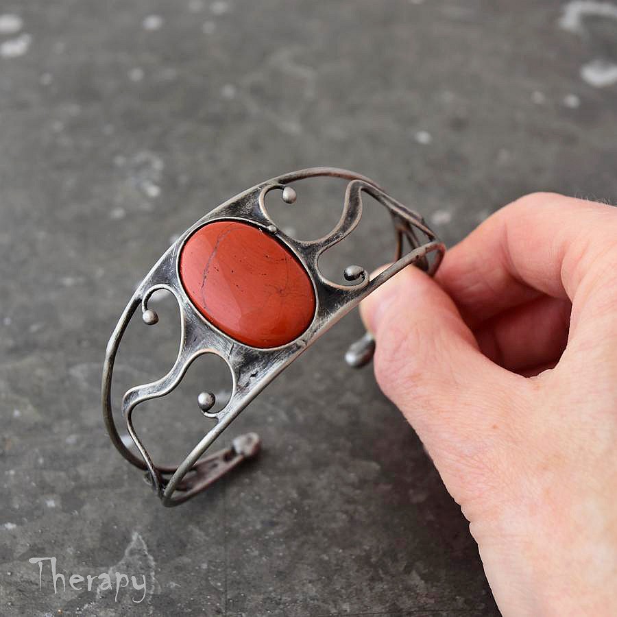 Náramek s červeným jaspisem