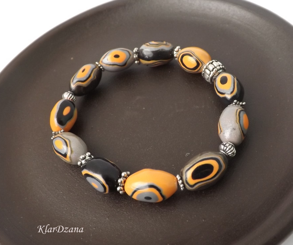 Korálkový náramek JeepOrange