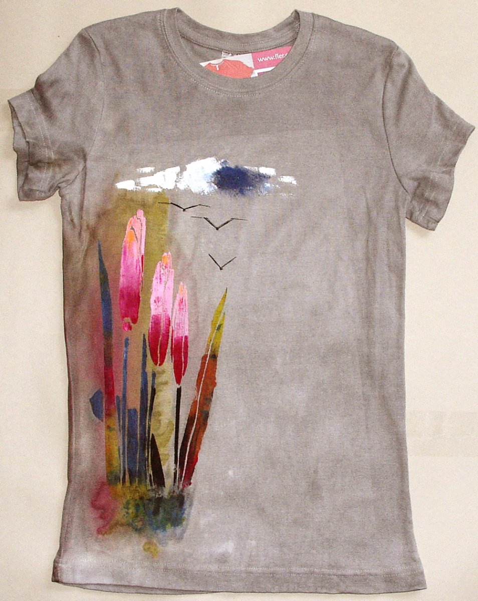 Dámske tričko TULIPAN kt.rukáv.100% Bavlna.