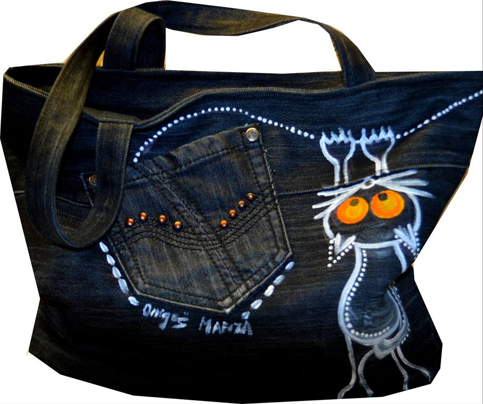 KOČIČÍ 6 - taška riflová