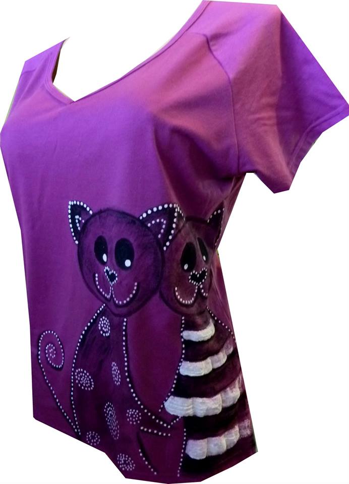 KOČIČÍ LÁSKA - tričko dámské