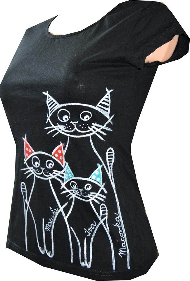 KOČIČÍ PARTA 2 - tričko dámské