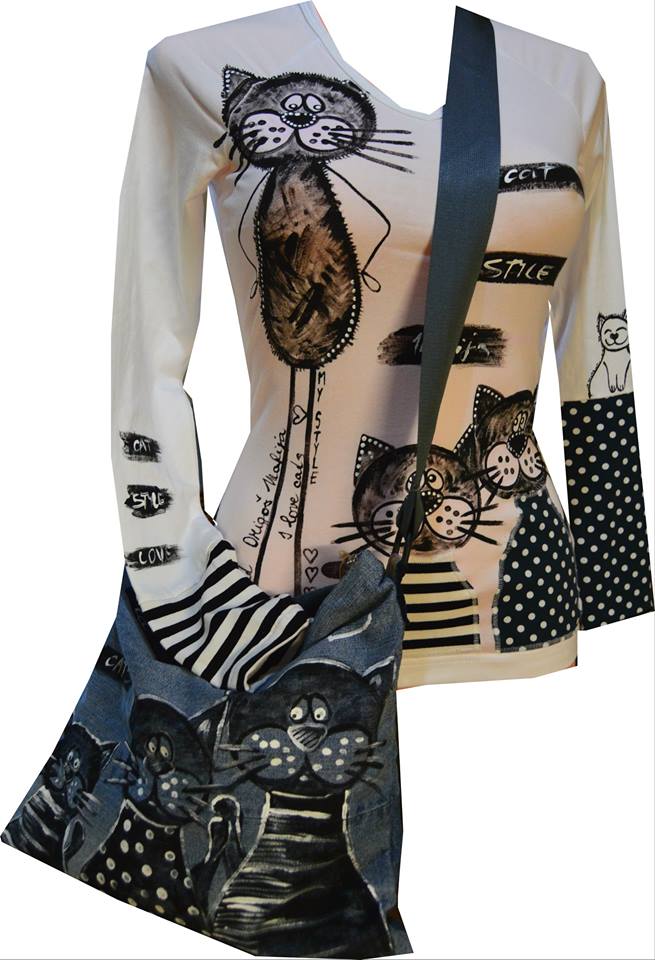 KOČIČÍ PARTA - komplet dámský