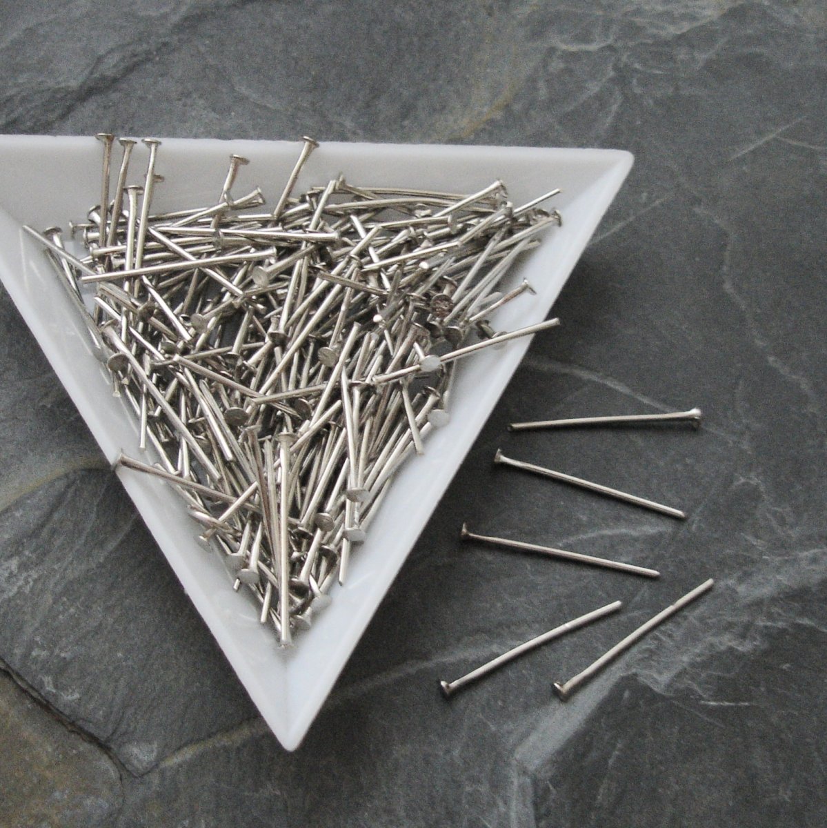 Ketlovací nýty 20mm - platinové - 50 ks