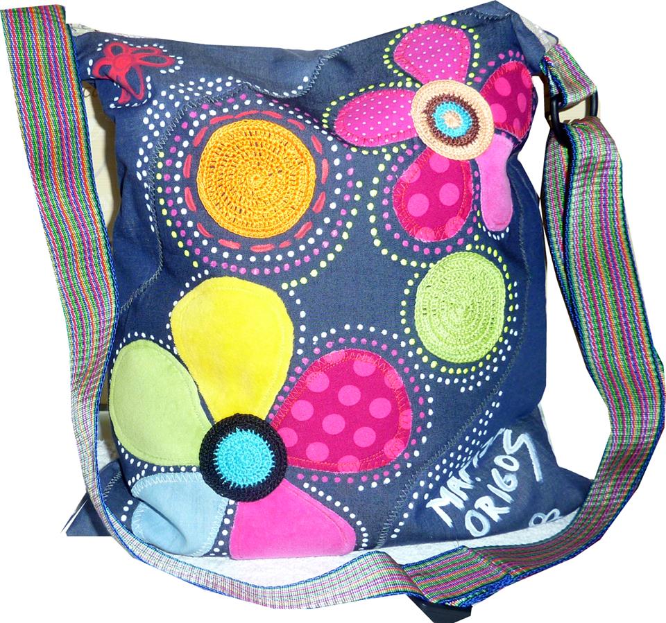 KYTKY A KOLEČKA - taška riflová