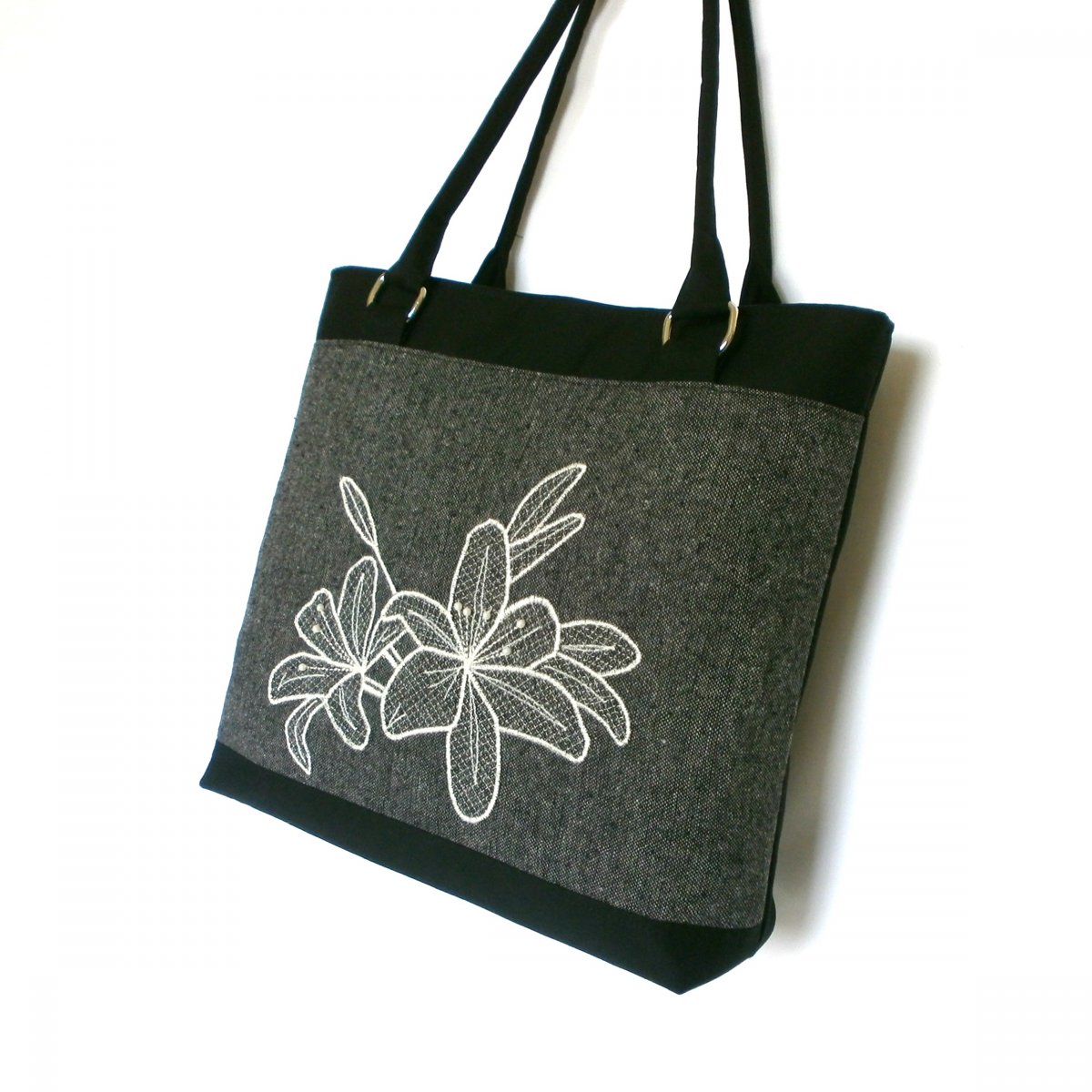 Kabelka LAVERNE - lze i s jinou barvou výšivky