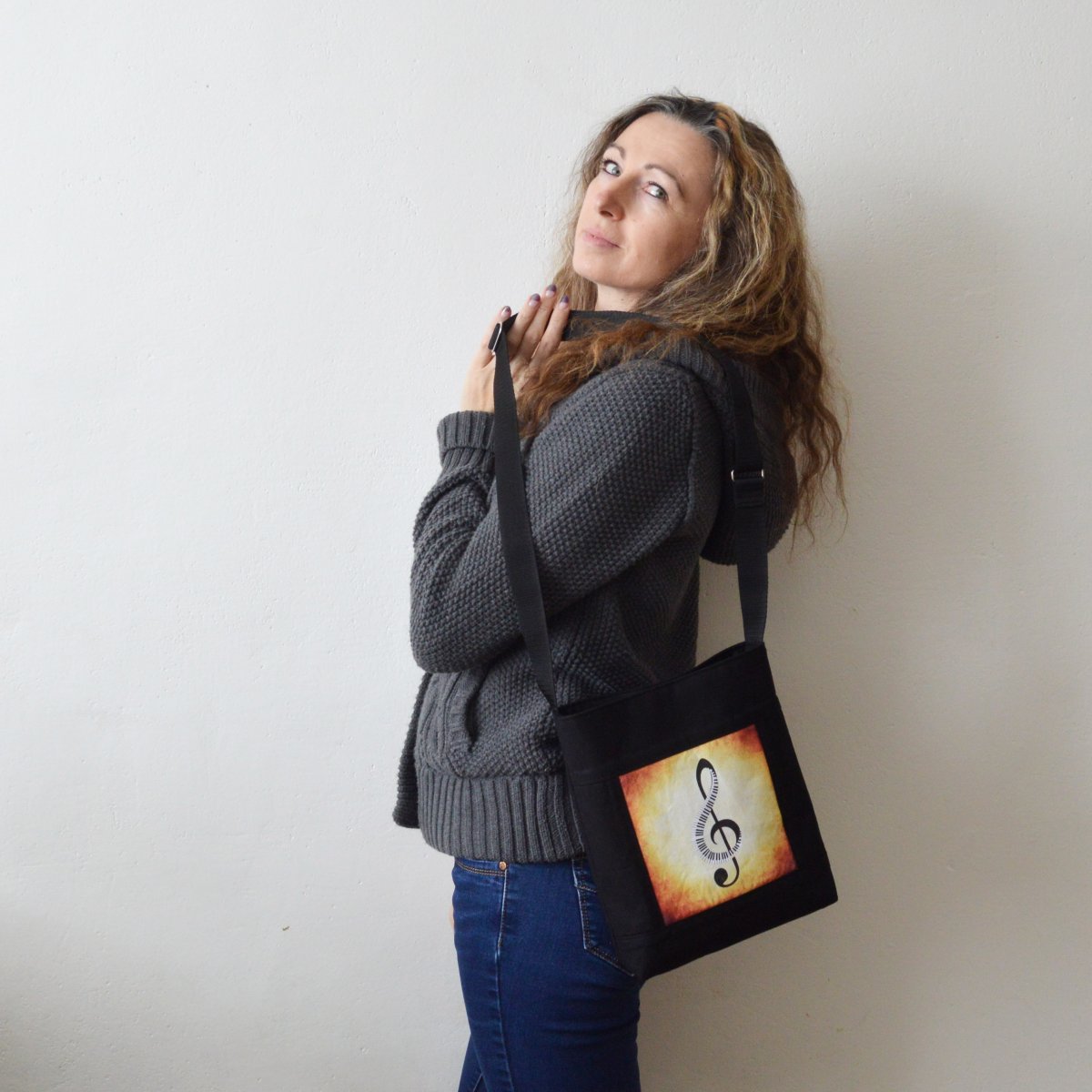 Kabelka Houslový klíč