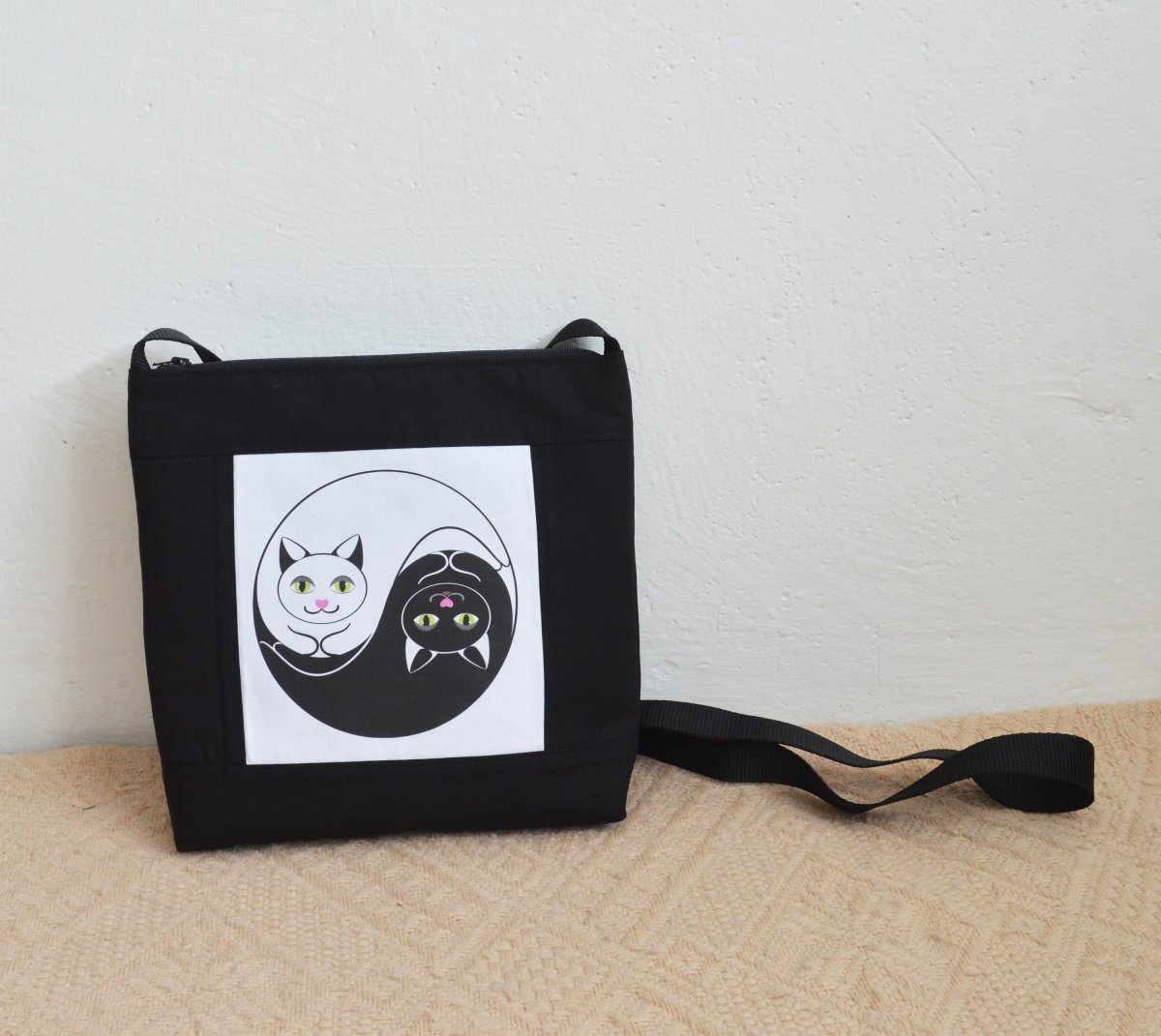 Kabelka Kočičí jin jang