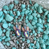 Náušnice - růžové crystal