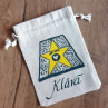 Malovaný dárkový pytlík - Klára