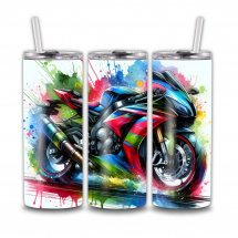 Termoláhev s potiskem Motorka