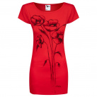 Tričko/šaty malované Vlčí máky