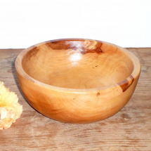 Dřevěná miska M0175 - jabloň, prům. 22,5 cm