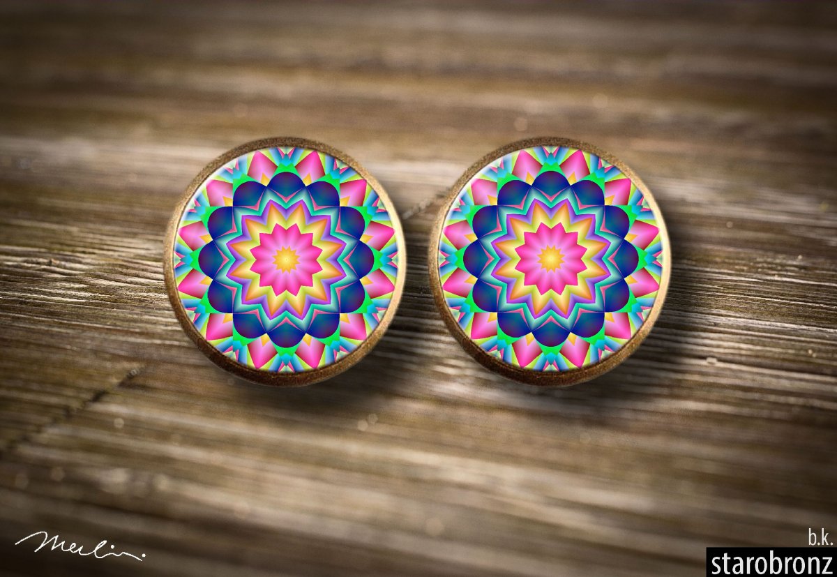 Mandala - náušnice